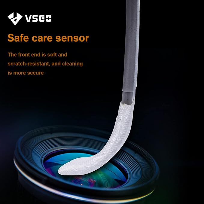 VSGO 24pcs Full-Frame Camera Sensor Cleaning Kit, Sensor Cleaning Swabs