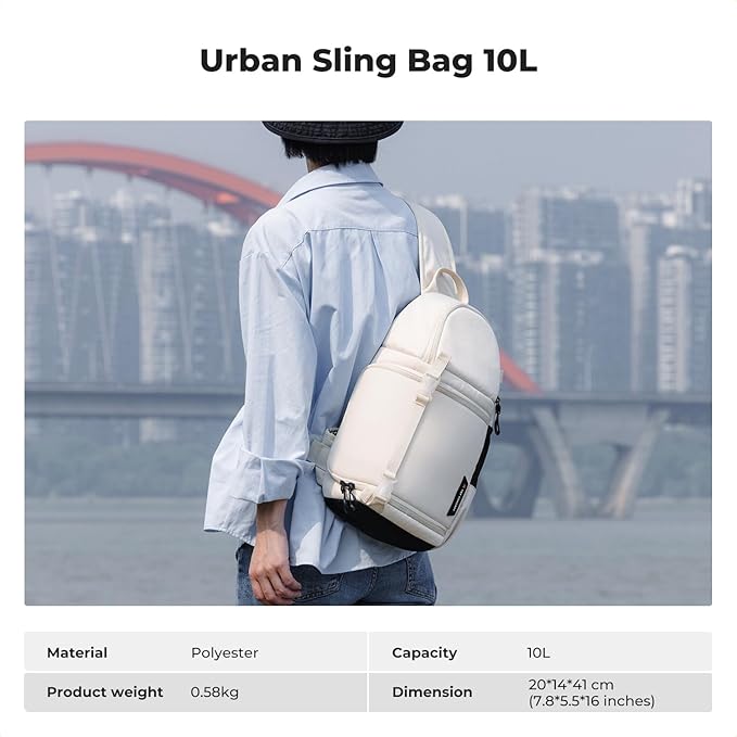 K&F CONCEPT Camera Sling Bag Crossbody Bag Camera Shoulder Backpack