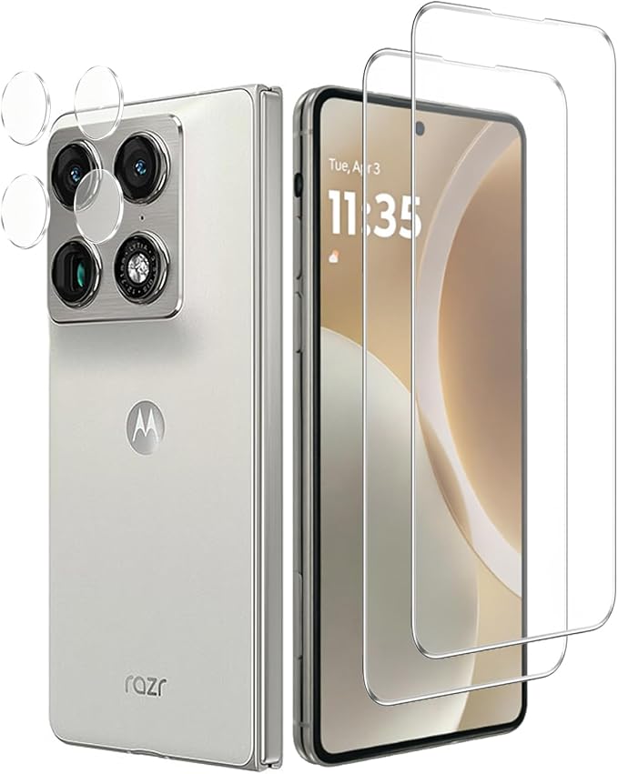 for Motorola Moto Razr Fold Screen Protector Tempered Glass