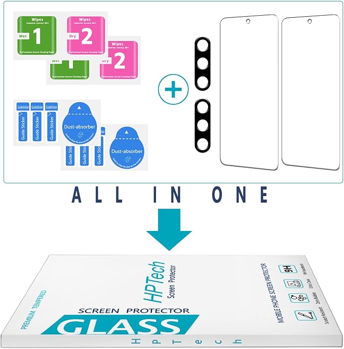 2+2 Pack Tempered Glass Screen Protector