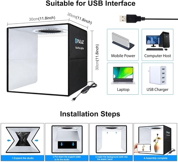 2026 Upgraded Photo Light Box