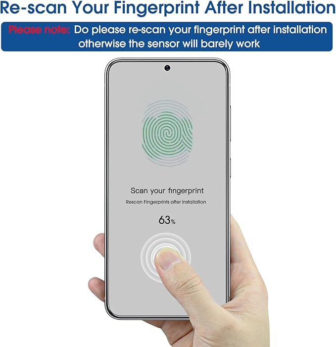amFilm Auto-alignment OneTouch for Samsung Galaxy S25+ Plus 6.7'' Screen
