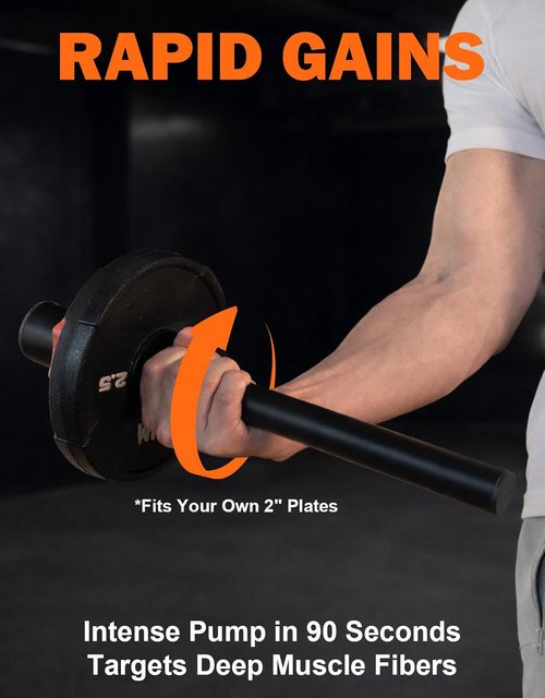Fitarc Wrist Bar - Forearm Strengthener & Grip Trainer for Enhanced Wrist Rotation | Durable Design