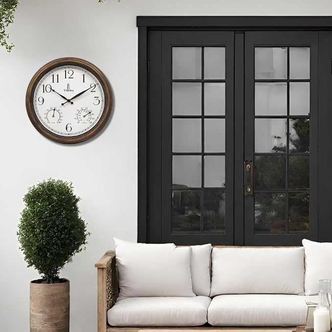 Outdoor Clocks for Patio Waterproof
