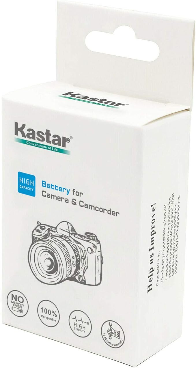 Kastar 3-Pack BN-VF808 Battery and AC Wall Charger Replacement