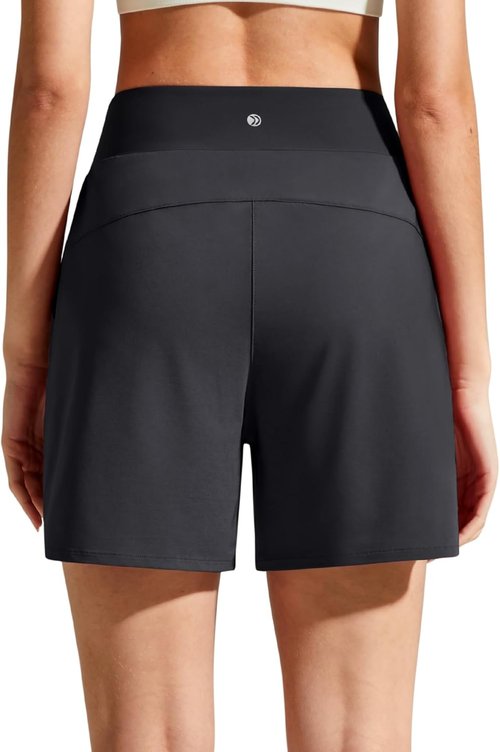 G4Free Athletic Shorts for Women - High Waist Lightweight Running Shorts with Pockets & Built-in Liner