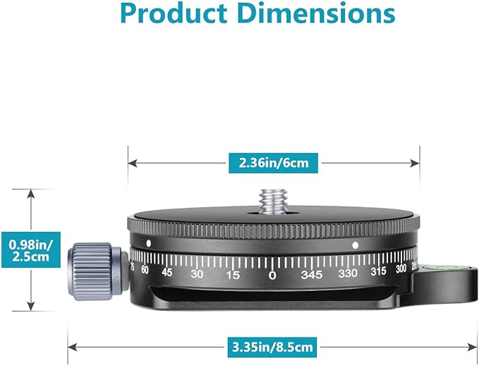 Neewer Camera Panoramic Panning Base