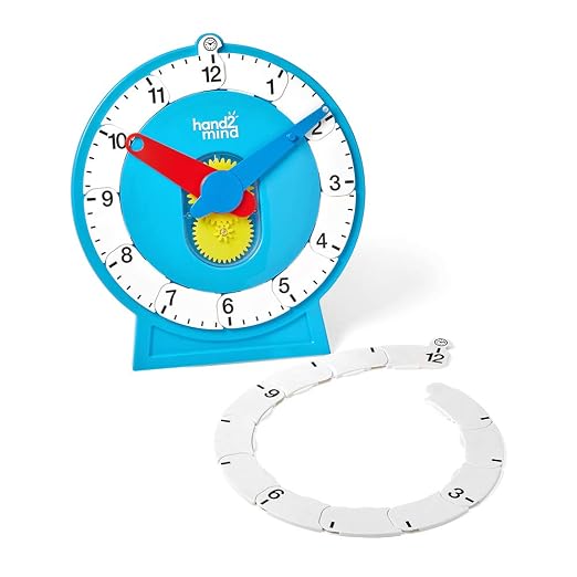 hand2mind Advanced Magnetic NumberLine Clock