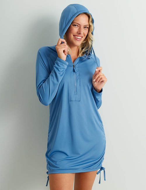 Huk Women's Pursuit Fishing Dress - Performance Coverup in White | Size XX-Large