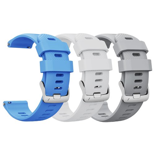 Compatible with Garmin Vivoactive 4S Bands, Quick Release Silicone Band 18mm Replacement for Garmin Venu 2S/Garmin Venu 3S/Active S/Vivomove 3S/Forerunner 265S/255S for Women Men