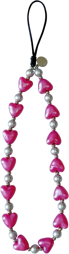 Drawwind Phone Charm Beaded Wristlet Strap Universal Cell Phone Lanyard Cute
