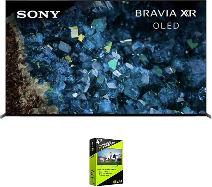 Sony XR83A80L BRAVIA XR 83 Inch A80L OLED 4K HDR Smart TV with Google TV Bundle with 4 YR CPS Enhanced Protection Pack (2023 Model)