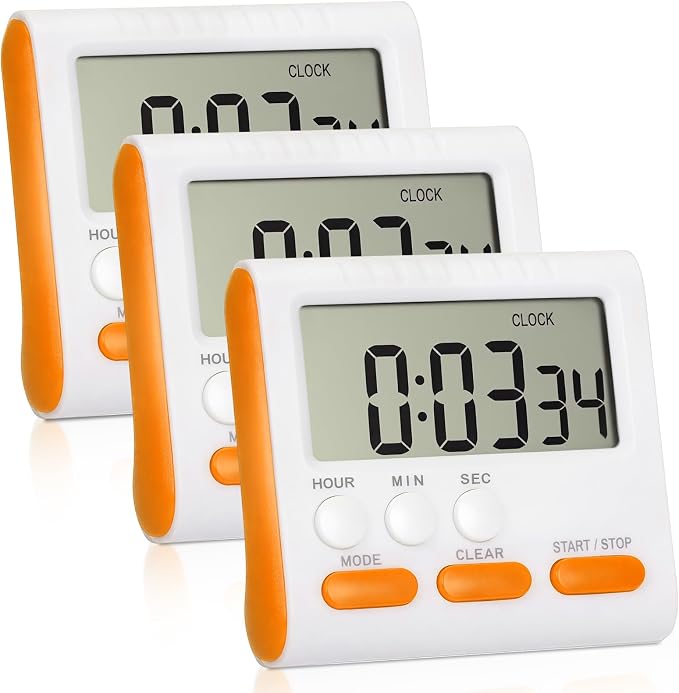 Mudder 3 Pack Digital Kitchen Timer
