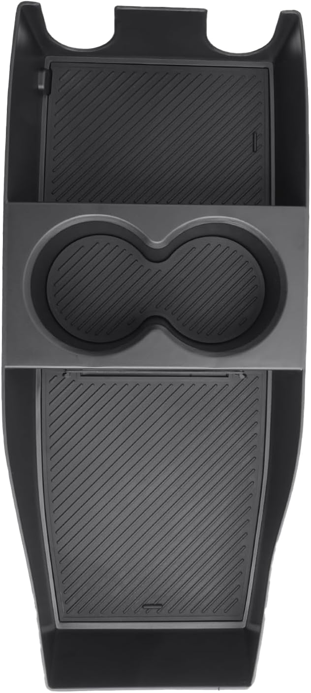 CDEFG for 2025 2026 Hyundai Ioniq 5 Lower Console Cup Holder Tray - Under Center Console Organizer Accessories - NOT for IONIQ 5 N