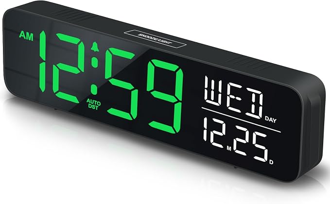 Peakeep Large Display Digital Alarm Clock