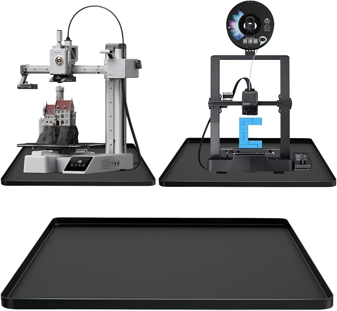 Silicone Mat for 3D Printers, Anti-Slip Pad Compatible