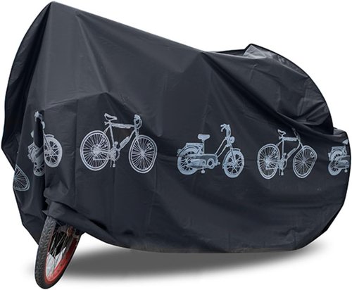 Bike Bicycle Cover - Waterproof 190T Dustproof Protection for 1 or 2 Bikes | Indoor & Outdoor Use (Black)