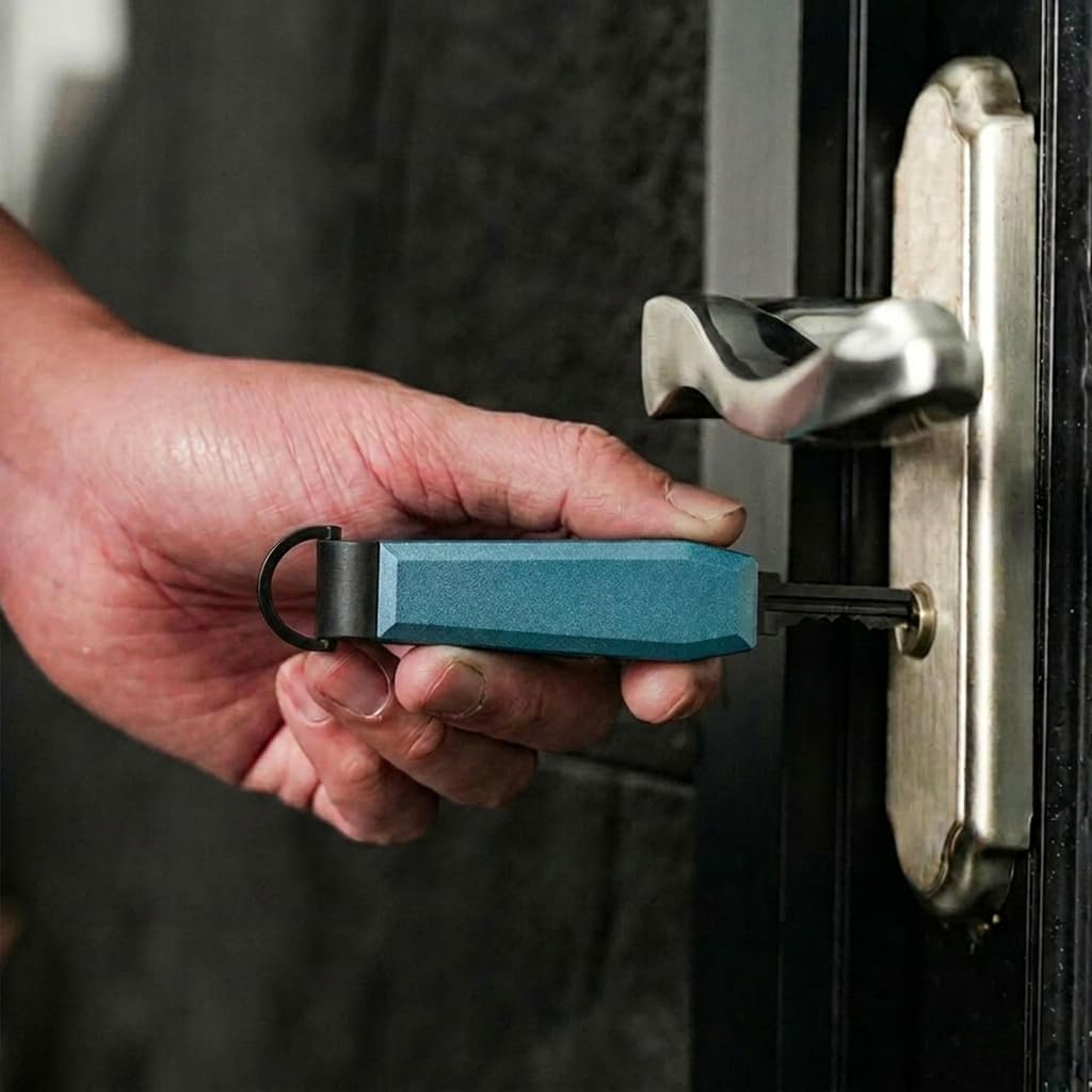 Compact Aluminum Key Organizer Holder with Pocket Clip.