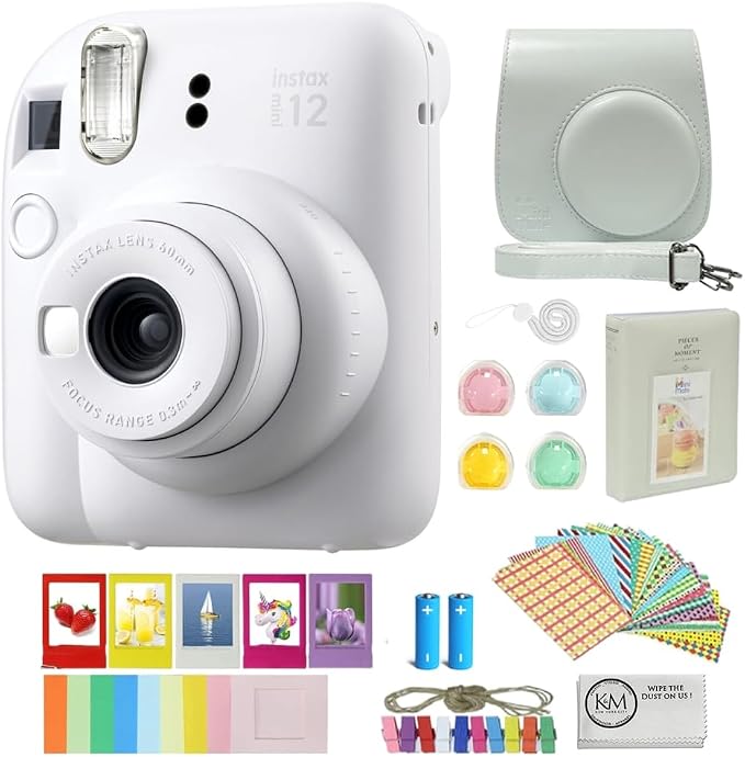 FUJIFILM INSTAX Mini 12 Instant Film Camera Bundled