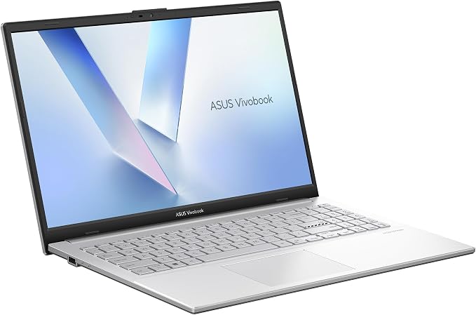 ASUS Vivobook Go 15 15.6” FHD 60Hz Laptop with Intel Processor N150, Intel UHD Graphics, 8GB RAM, 128GB SSD, Cool Silver
