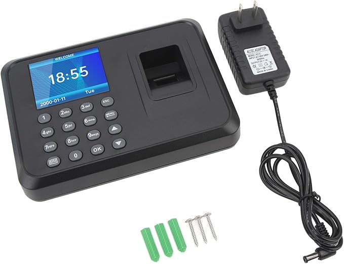 Fingerprint Attendance Machine, Fingerprint Verification Recorder, Support