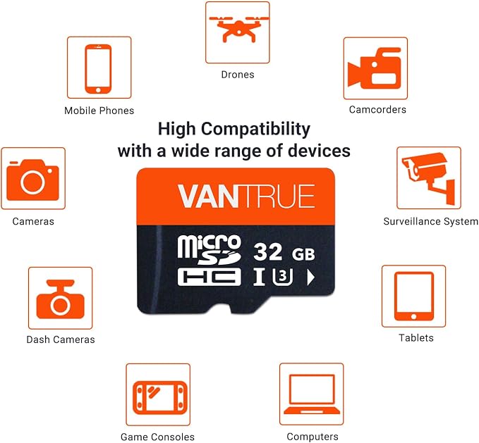 Vantrue 32GB microSDHC Card