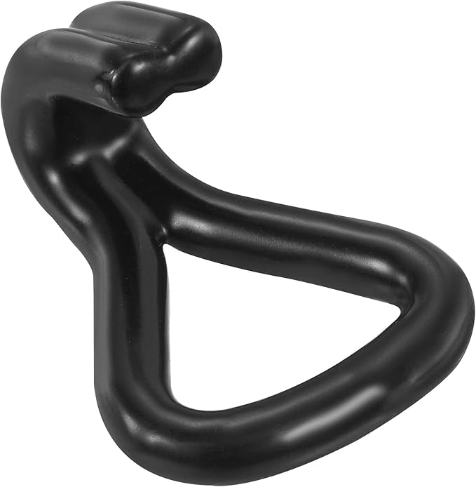 MECCANIXITY Ratchet Double J Strap Hook Load 1763 Lbs for 1" Tie Down Strap Webbing Car Truck Trailer Pack of 4 Zinc Color