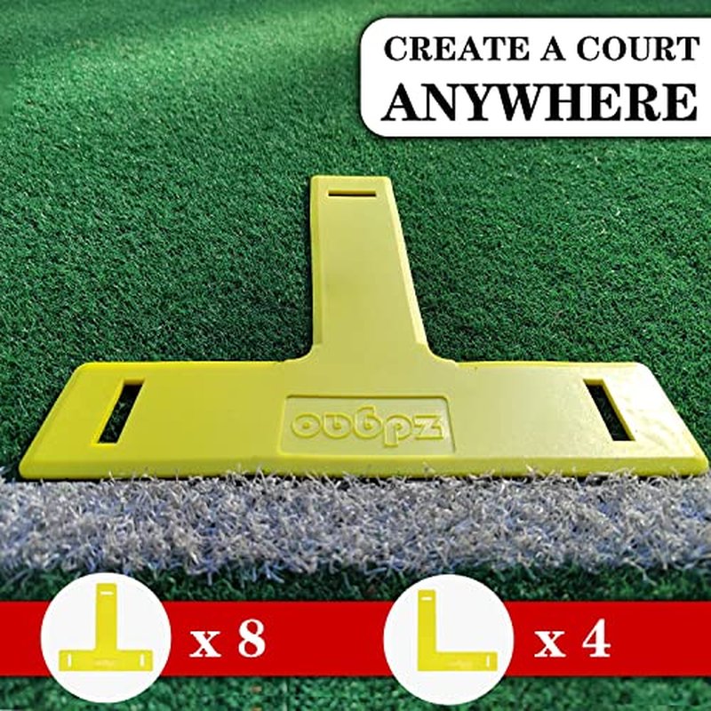 Zdgao Pickleball Net with Court Marking Kit, 4 Pickle Balls, and Carry Bag - Complete Bundle for Easy Setup and Play on Any Surface