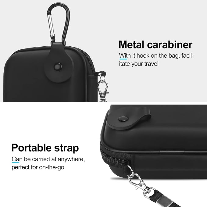 Lacdo Camera Carrying Case for Canon PowerShot ELPH 360/200/185/180/190/350