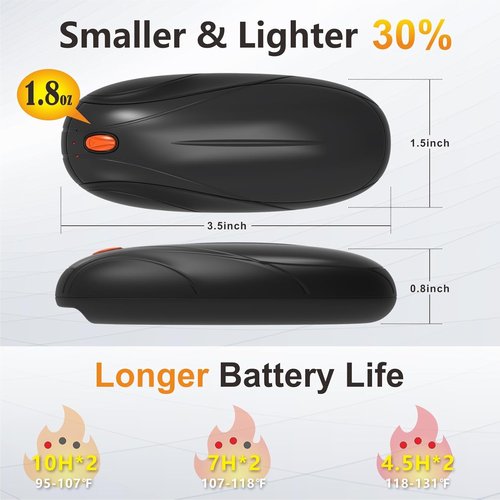 **Skiennix Rechargeable Hand Warmers - 14000mAh Portable Heater with Charging Case | Ideal for Winter & Outdoor Activities**