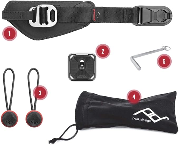 Peak Design Clutch Camera Hand Strap, Compatible