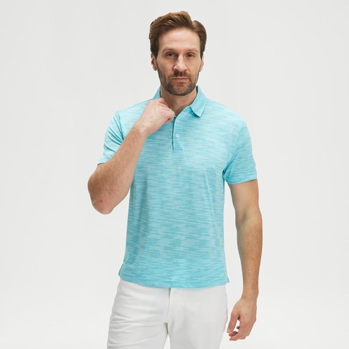 M MAELREG Men's Golf Shirts - Ultra-Light Soft Performance Polo with Quick Dry & UPF 30+ Protection