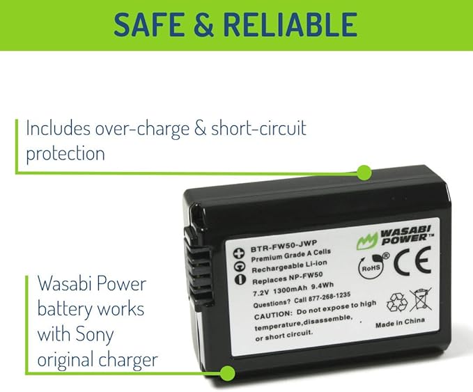 Wasabi Power NP-FW50 Camera Battery
