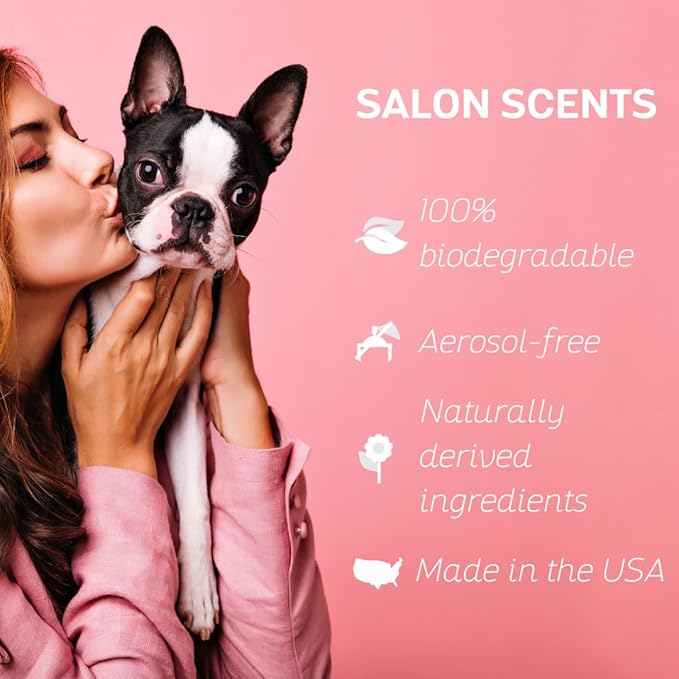 Bark2Basics Salon Scents Pet Grooming Cologne Spray - 8 oz, Natural Professional Grade Perfume for Dogs and Cats, Long Lasting, Deodorizing, (Coconut and Pineapple)