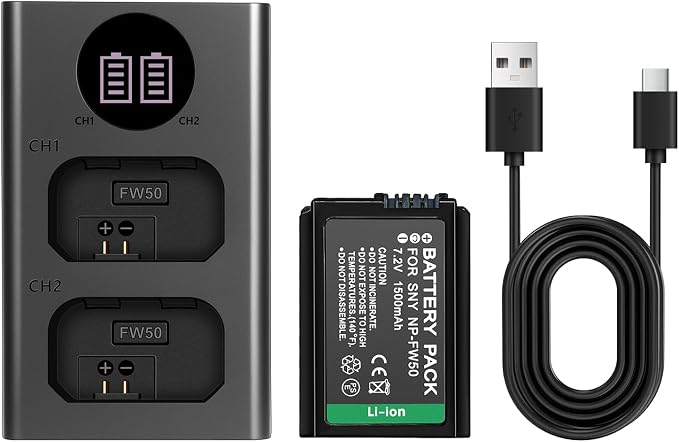 NP-FW50 1500mAh Rechargeable Lion Battery