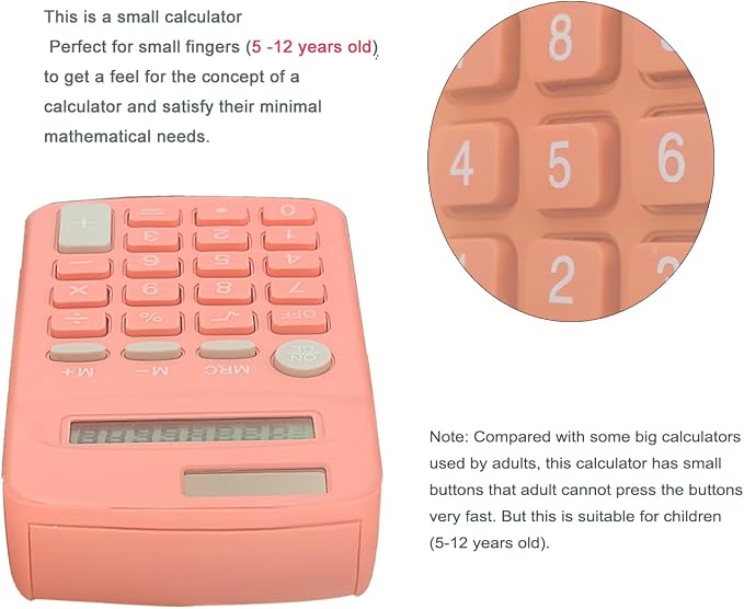 Basic Calculator Dual Power 8 Digit Desktop Calculator