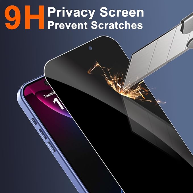 for iPhone 14 Plus Case with Privacy Screen Protector and Camera Protection