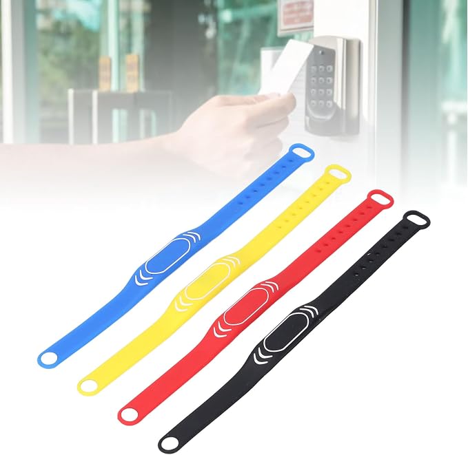 NFC Bracelet T5577 ID Copyable Water Silicone Wristband, NFC Access Control