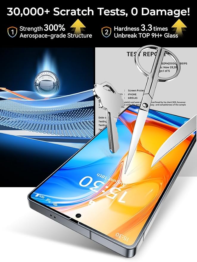 MRGLAS 2+2 Packs for Samsung Galaxy S25 Ultra Screen Protector 6.9''