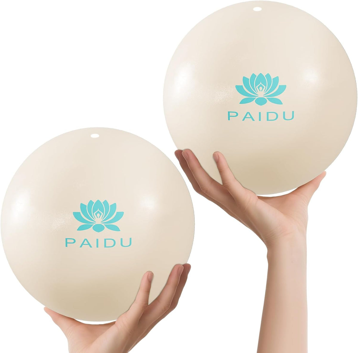 PAIDU Pilates Ball - 10-Inch Anti-Explosion Mini Yoga Ball for Core Training & Stability