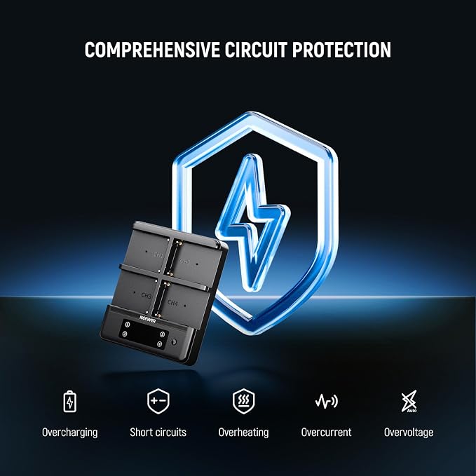 NEEWER NP-F970 4 Channel Charger