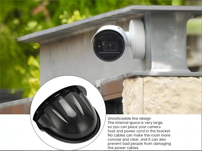 Sun Rain Shade Cover Outdoor, CCTV Security Camera Top Shield Protective Roof