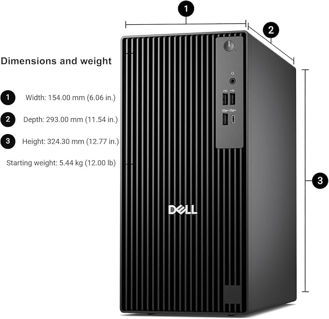 Dell Pro Business Desktop, New OptiPlex Version, Intel I7-12700K(25MB Cache, 12 Core, 20Threads), Ultra-Quiet Design, Dual 4K Monitor Support, Ethernet, Windows 11Pro (64GB RAM | 2TB SSD)
