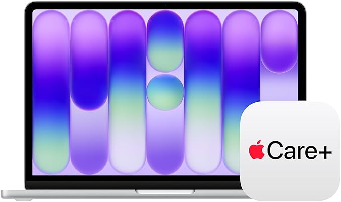 Apple 2026 MacBook Neo 13-inch Laptop with A18 Pro chip: Built for AI and Apple Intelligence, Liquid Retina Display, 8GB Unified Memory, 512GB SSD Storage, Touch ID; Silver with AppleCare+ (3 years)