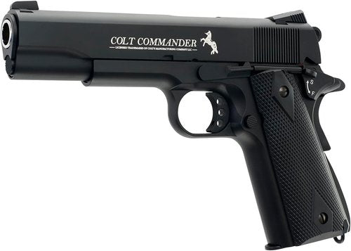 Colt Commander .177 BB Gun Air Pistol - Metal Frame, Realistic Blowback Action