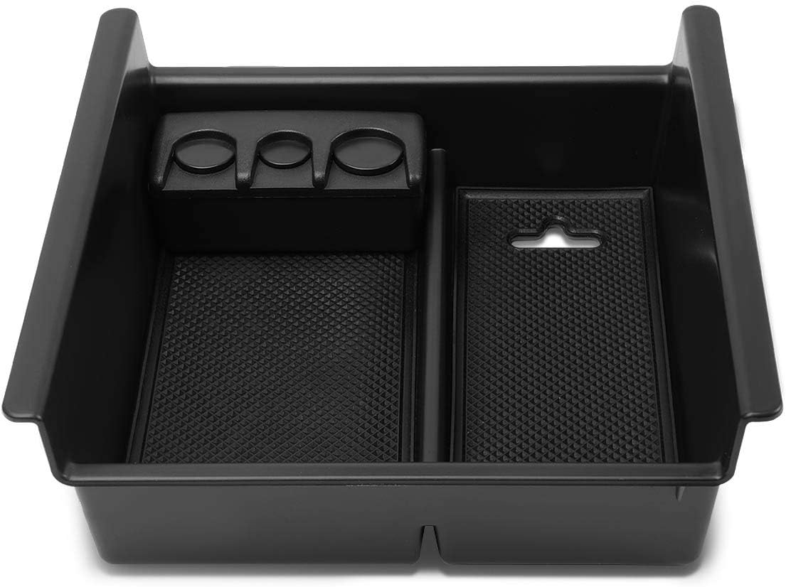 DNA MOTORING ZTL-Y-0008 Center Console Armrest Organizer Tray [for 07-19 Tundra],Black