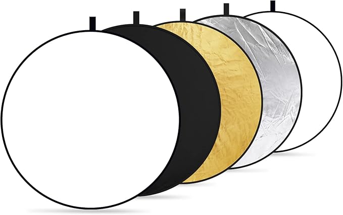 NEEWER 32 Inch/80 Centimeter Light Reflector Light Diffuser 5 in 1 Collapsible
