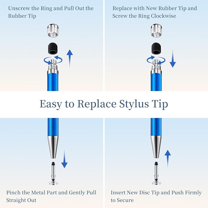 ChaoQ 2-in-1 Stylus Pen for Touchscreen