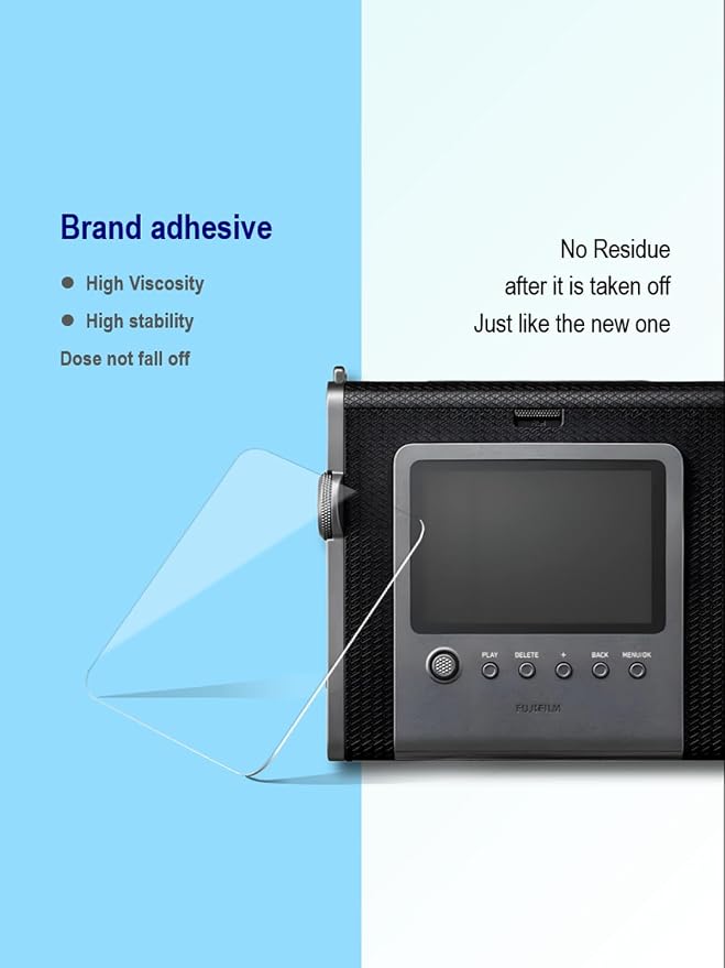 iDaPro Screen Protector for Fujifilm Instax WIDE EVO Tempered Glass + PET Film