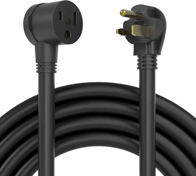 YESWELDER 50ft 250 Volt Welder Extension Cord 8 AWG Power Extension for Welding Machines， NEMA 6-50P to 6-50R